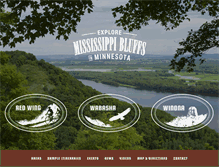 Tablet Screenshot of exploremississippibluffs.com